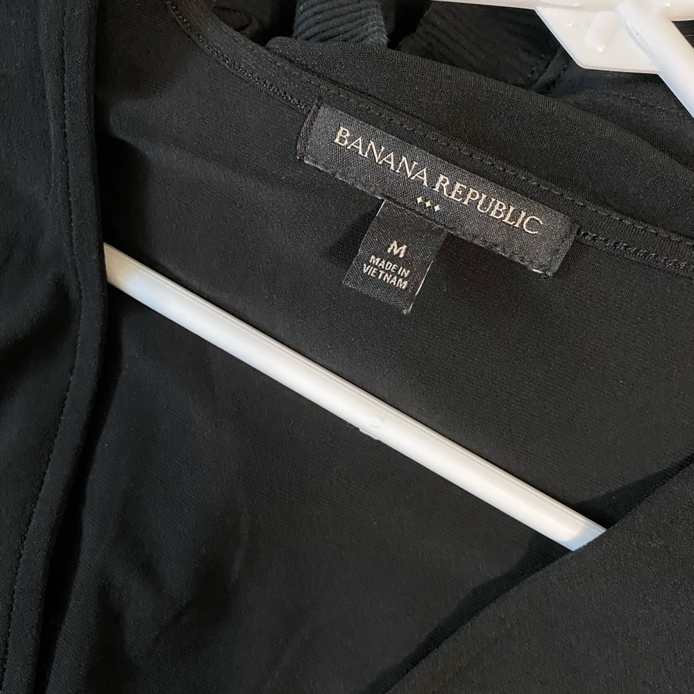 black, banana republic blouse. maybe worn once.